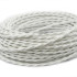 Ретро кабель витой 3x0,75 Белый, Interior Wire ПРВ3075-БЕЛ (1 метр)