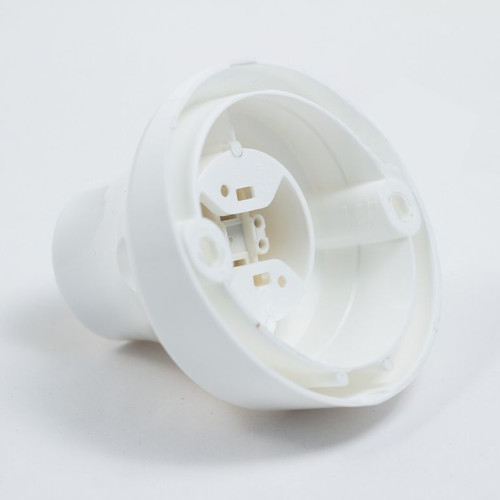 Ретро патрон пластик с выключателем Е27, белый, PL27PBIE Euro-Lamp