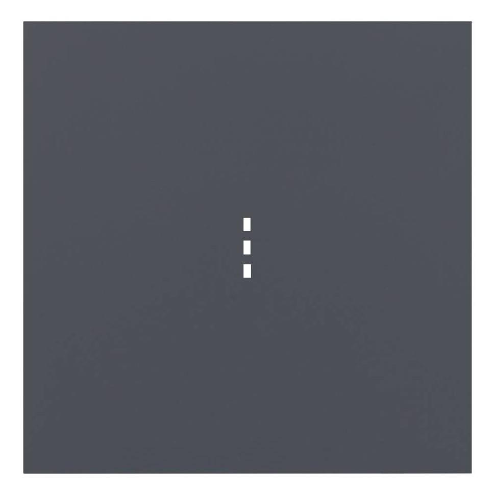 Лицевая панель выключателя 1 кл. с подсветкой, Базальт, Rikett 35602 BT