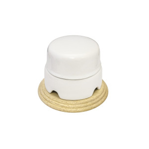 Распаечная коробка фарфор D85х45, белый Salvador BOX2WT