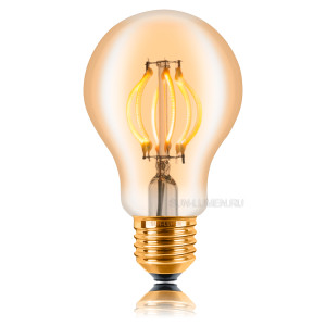 Ретро лампа светодиодная диммируемая LED A60 4Вт E27 2200K Sun Lumen 057-127
