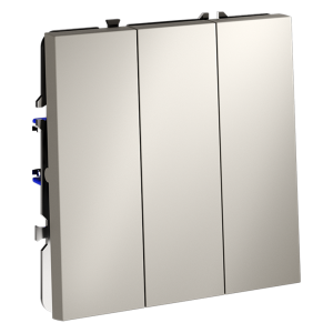 Выключатель 3-кл, Кашемир, S70 Voltum VLS030103