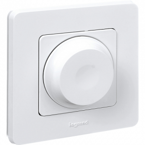 Диммер поворотный 300Вт, белый, INSPIRIA Legrand 673790