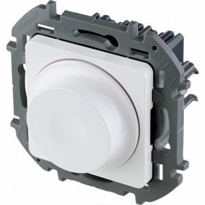 Диммер поворотный 300Вт, белый, INSPIRIA Legrand 673790