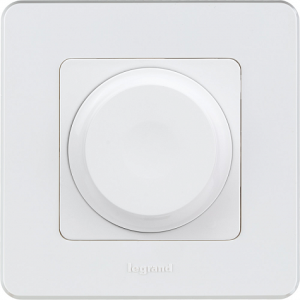 Диммер поворотный 300Вт, белый, INSPIRIA Legrand 673790