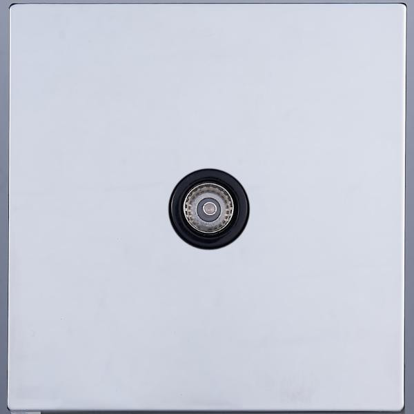 Розетка телевизионная TV(внутренний монт.), Хром, Toledo Salvador SJAN77EC14