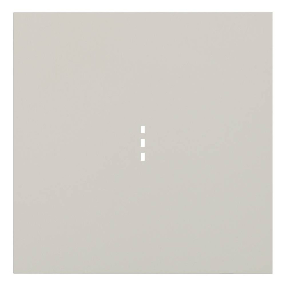 Лицевая панель выключателя 1 кл. с подсветкой, Лен, Rikett 35602 LN