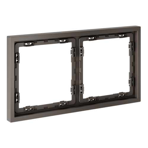 Рамка 2 местная, пластик, Капучино, S70 Voltum VLS100214