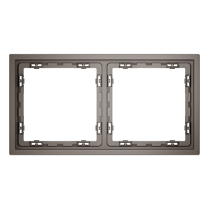 Рамка 2 местная, пластик, Капучино, S70 Voltum VLS100214