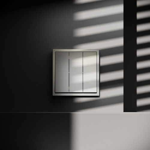 Выключатель 3-кл, Шелк, S70 Voltum VLS030104