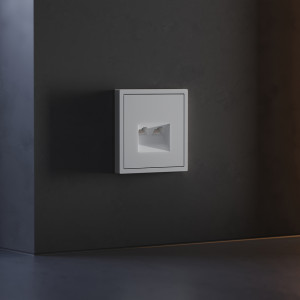 Лицевая панель для розетки компьютерной 2-ой RJ45+RJ45 Cat.6, Серый, S70 Voltum VLS001416