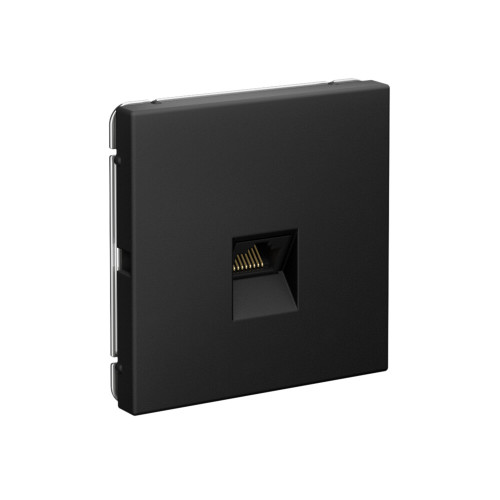 Розетка компьютерная RJ45 Cat. 5e, Карбон, ArtGallery SE GAL001083
