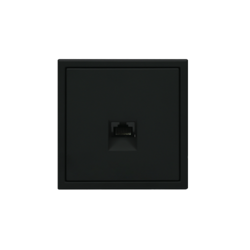 Розетка компьютерная RJ45 Cat. 5e, Карбон, ArtGallery SE GAL001083