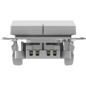 Выключатель 2 кл., влагозащищенный IP44, Белый, AtlasDesign Aqua SE ATN440151