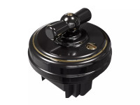 Выключатель фарфоровый 1 кл. проходной без рамки (2 положения), Золото\Черный ТМ МезонинЪ GE70404-53k