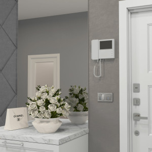 Выключатель 1 кл. с подсветкой, Hammer серебряный, Werkel W1210106