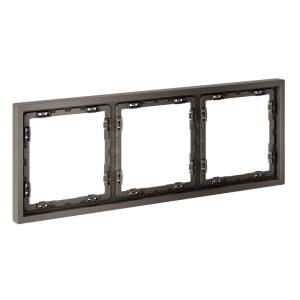 Рамка 3 местная, пластик, Капучино, S70 Voltum VLS100314