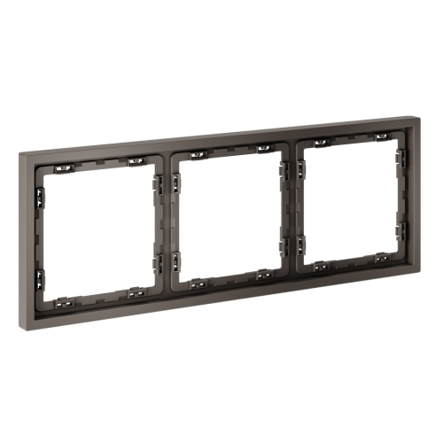 Рамка 3 местная, пластик, Капучино, S70 Voltum VLS100314