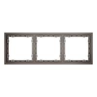 Рамка 3 местная, пластик, Капучино, S70 Voltum VLS100314