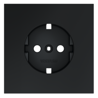 Лицевая панель для розетки с З/К, Графит, S70 Voltum VLS000607