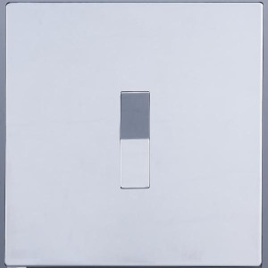 Выключатель жалюзи 1 кл. (внутренний монт.), Хром, Toledo Salvador SJAN77EC5