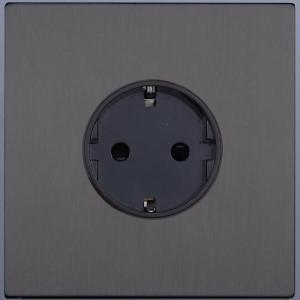 Розетка с З/К (внутренний монт.), Сатин, Asturias Salvador SJAN44CC10