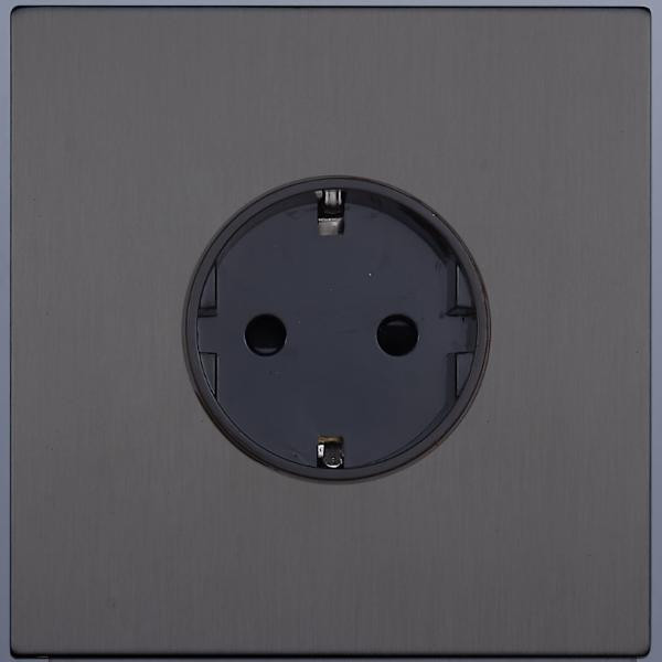 Розетка с З/К (внутренний монт.), Сатин, Asturias Salvador SJAN44CC10