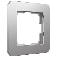 Рамка 1 местная металл, Алюминий, Platinum Werkel W0012606