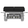 Выключатель 2 кл., влагозащищенный IP44, Карбон, AtlasDesign Aqua SE ATN441051