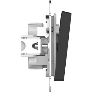 Выключатель 2 кл., влагозащищенный IP44, Карбон, AtlasDesign Aqua SE ATN441051