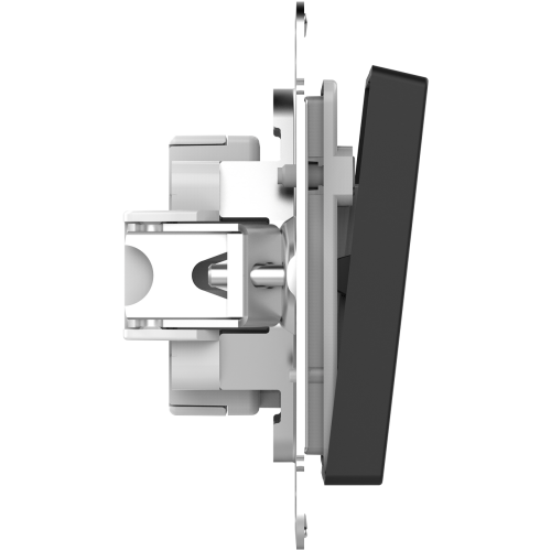 Выключатель 2 кл., влагозащищенный IP44, Карбон, AtlasDesign Aqua SE ATN441051