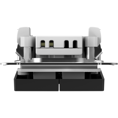 Выключатель 2 кл., влагозащищенный IP44, Карбон, AtlasDesign Aqua SE ATN441051
