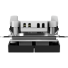 Выключатель 2 кл., влагозащищенный IP44, Карбон, AtlasDesign Aqua SE ATN441051