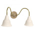 Бра 2-х рожковый Campana. Песочного золота керамический плафон в сочетание с золотом. BS1-22-0404/31/10 Бра 2-х рожковый Campana. Песочного золота керамический плафон в сочетание с золотом. BS1-22-0404/31/10