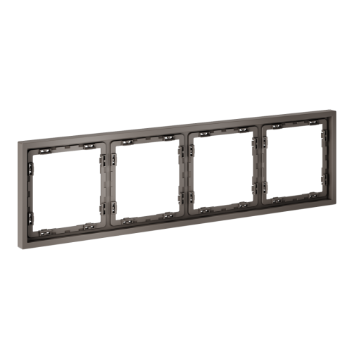 Рамка 4 местная, пластик, Капучино, S70 Voltum VLS100414