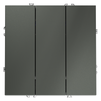 Выключатель 3-кл, Титан, S70 Voltum VLS030106