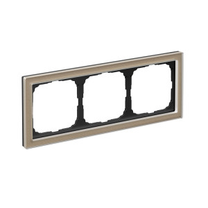 Рамка 3 местная, натуральное стекло, Шампань, ArtGallery SE GAL320503