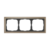 Рамка 3 местная, натуральное стекло, Шампань, ArtGallery SE GAL320503