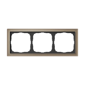 Рамка 3 местная, натуральное стекло, Шампань, ArtGallery SE GAL320503