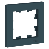 Рамка 1 местная, Изумруд, AtlasDesign SE ATN000801