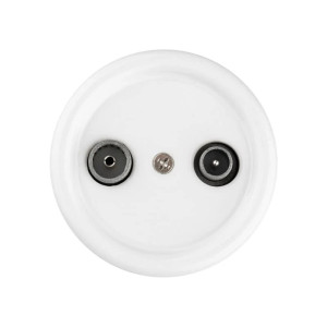 Розетка керамика телев. TV-R, Белый, Болонь TDM ELECTRIC SQ1820-0055