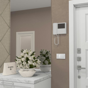 Выключатель 1 кл. проходной  с подсветкой, Hammer белый, Werkel W1212101