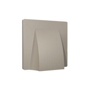 Лицевая панель вывода кабеля, Серо-бежевый матовый, ALFA Quant Ambrella Volt AP3758 Лицевая панель вывода кабеля, Серо-бежевый матовый, ALFA Quant Ambrella Volt AP3758