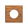 Рамка 1 местная деревянная под электрику Salvador на бревно D220, ясень в масле, DecoWood СМСМ1-220