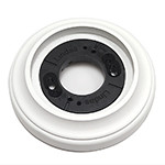 Рамка 1 местная деревянная D98, Белый, Lindas 25161