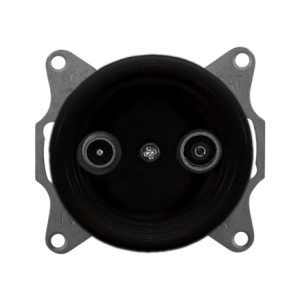 Розетка керамика телевизионная TV, Матовый черный, Retrika Colony H01-09