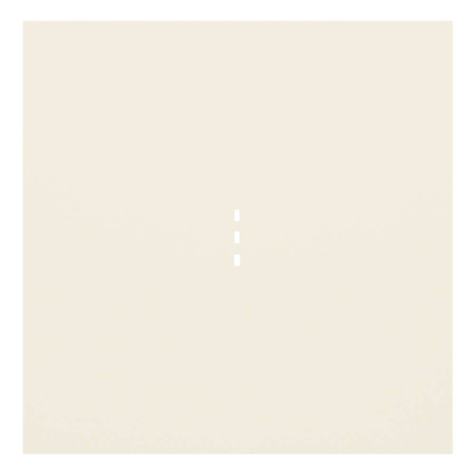 Лицевая панель выключателя 1 кл. с подсветкой, Кремовый сатин, Rikett 35602 MC