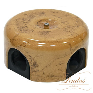 Распаечная коробка керамика D90х48, капучино Lindas 33530