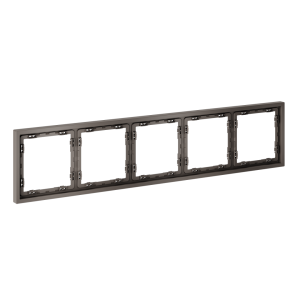 Рамка 5 местная, пластик, Капучино, S70 Voltum VLS100514