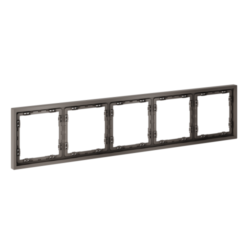 Рамка 5 местная, пластик, Капучино, S70 Voltum VLS100514